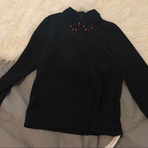 Red Nail Design Blouse
